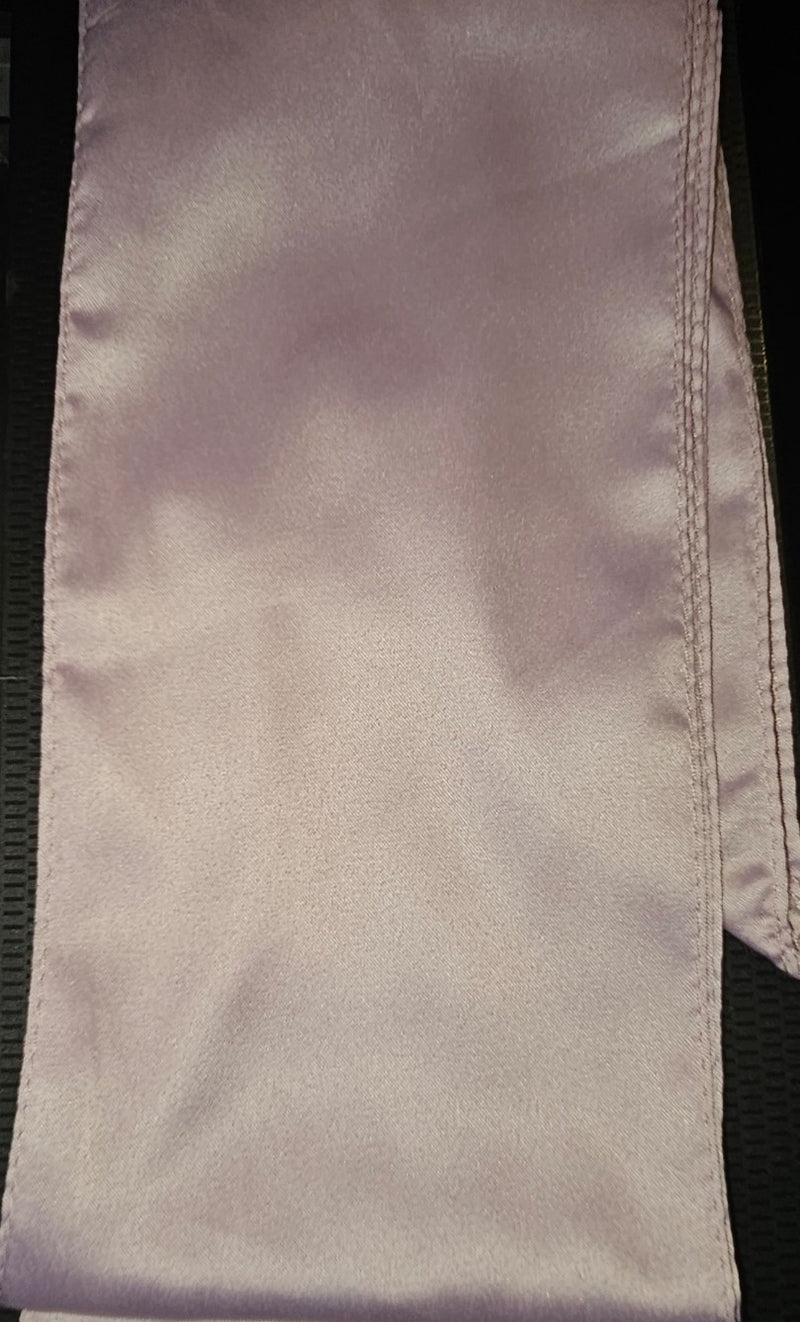 Satin Sash Double Sided - Pale Pink
