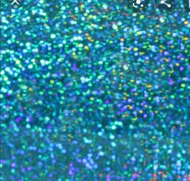 Glitter Light Blue HTV Vinyl 25cm x 50cm