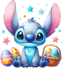 DTF Transfer Sheet - Alien with Basket