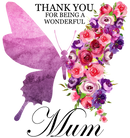 Mother's Day DTF Print - Thank you