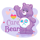DTF Transfer Sheet - Purple Care Bear