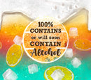 100% Contains Alcohol 20oz Skinny Tumbler Printed Paper