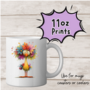 11oz Sublimation print - whim chook