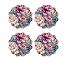 Swirl Coaster Sublimation Print - flowers 2