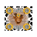 Western Cow Wind Spinner Sublimation Print