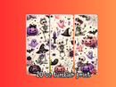 20oz Skinny Tumbler Printed Paper - halloween pastel