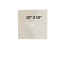 3mm White Acrylic Square Clock Blank