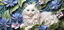 3D Persian Cat Sublimation Paper for 11oz mug