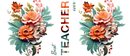 3D Best Teacher Printed Sublimation Paper for 11oz mug