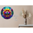 Clock Sublimation Print - Sunflower/Dragonfly