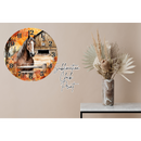 Clock Sublimation Print - Horse Barn
