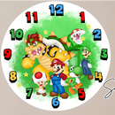 Round Clock Sublimation Print - Gaming