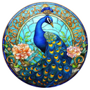 Peacock Wind Spinner design to fit an 8' Spinner.