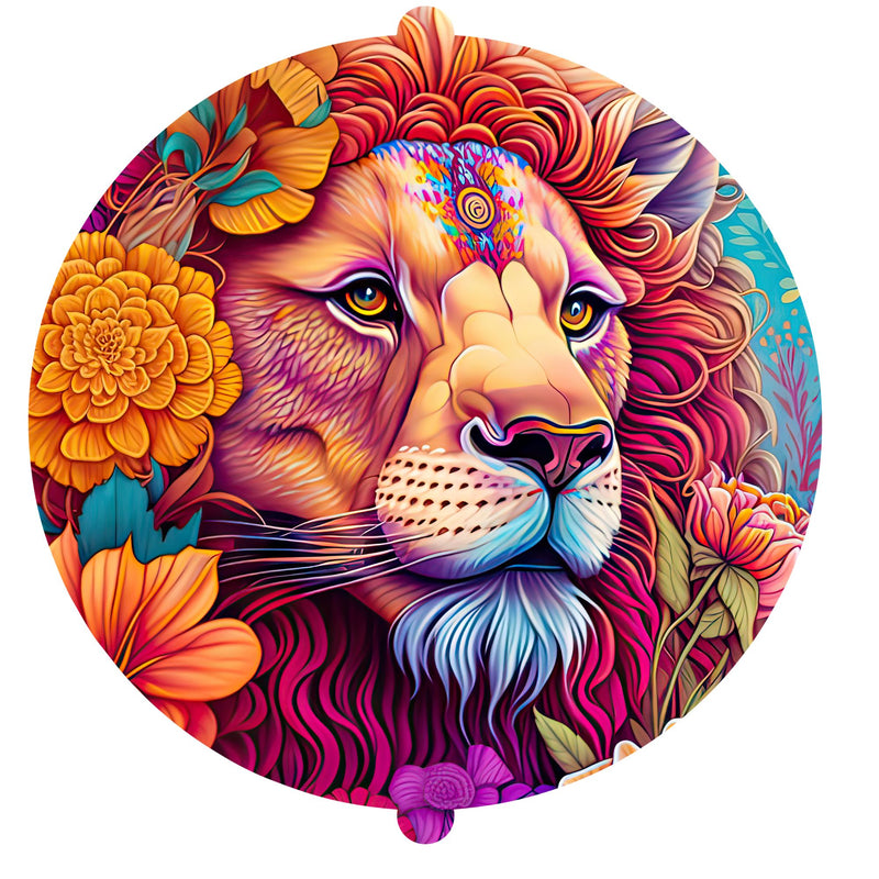 3D Lion Wind Spinner design to fit an 8' Spinner.