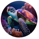 Swimming Turtle Wind Spinner design to fit an 8' Spinner.