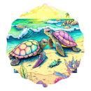 Beach Turtles Wind Spinner design to fit an 8' Spinner.