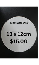 3mm White Acrylic 12cm Disc pack