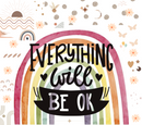 Everything will be ok 20oz Skinny Tumbler Printed Paper