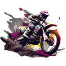 DTF Transfer Sheet - Dirt Bike