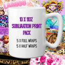 11oz Mug Sublimation Print Mystery Pack