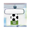 Sublimation Prints for Air Freshener 2 prints per Sheet Soccer mum