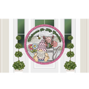 Sublimation Round Welcome Print - Welcome Gnome Garden