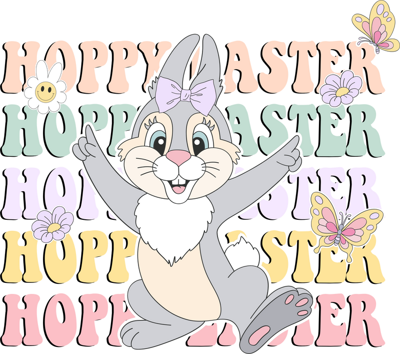 DTF Transfer Sheet - Hoppy Easter