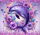 Glitter Dolphin