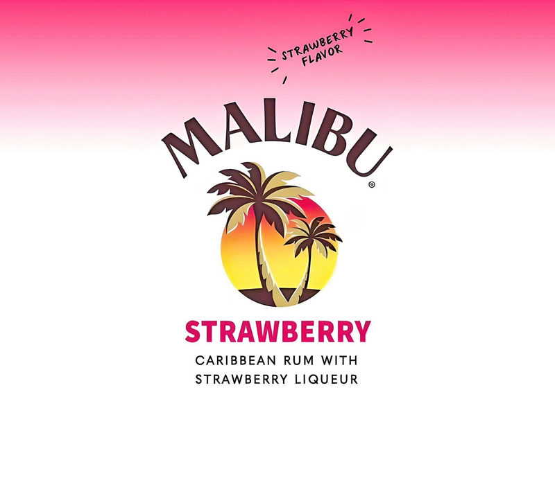 Strawberry Rum 20oz Skinny Tumbler Printed Paper