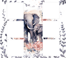 Elephant 6 Photo's for 20oz Skinny Tumbler Printed Paper