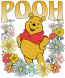 DTF Transfer Sheet - Floral Yellow Bear