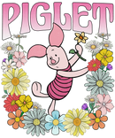 DTF Transfer Sheet - Floral Pig