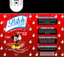 Mouse Spray 20oz Skinny Tumbler Printed Paper