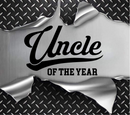 Uncle of the Year 20oz Skinny Tumbler Printed Paper