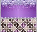Purple/Brown Glitter 20oz Skinny Tumbler Printed Paper