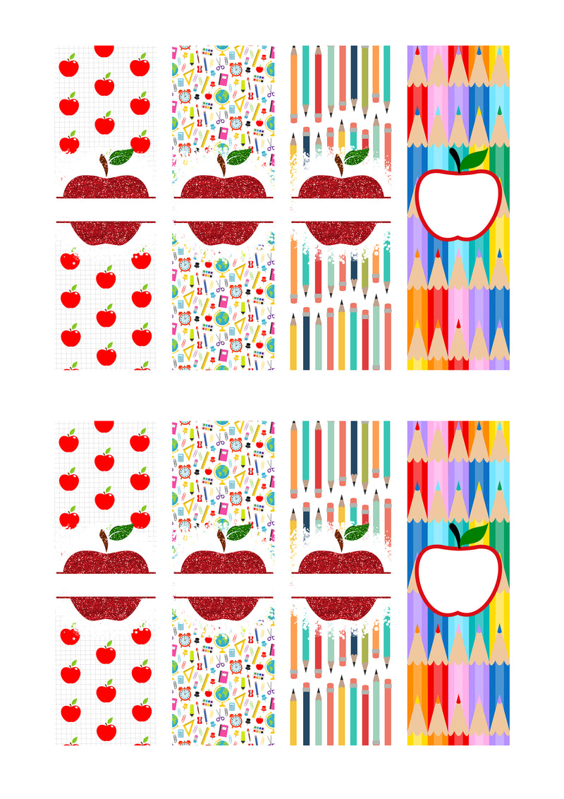 Sublimation Pen Wrap - Apples Add Names