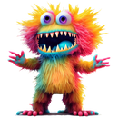 DTF Transfer Sheet - Funny Monster