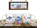 11oz Sublimation print - under the sea