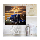 Square Clock Sublimation Print - Truck
