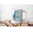 11oz Sublimation print - slippery when reading