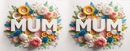 3D Mum Printed Sublimation Paper for 11oz mug.