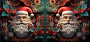 3D Santa Face Printed Sublimation Paper for 11oz mug