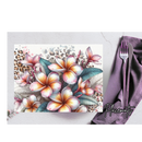 Placemat Sublimation Print - Flower Leopard
