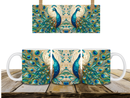 11oz Sublimation print - Peacock