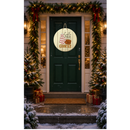 Christmas Sublimation Round Welcome Sign Print - Cookies