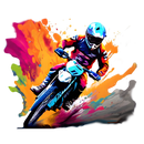 DTF Transfer Sheet -Dirt Bike