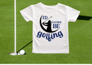 DTF Transfer Sheet - I'd rather be Golfing blue