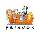 DTF Transfer Sheet - Friends