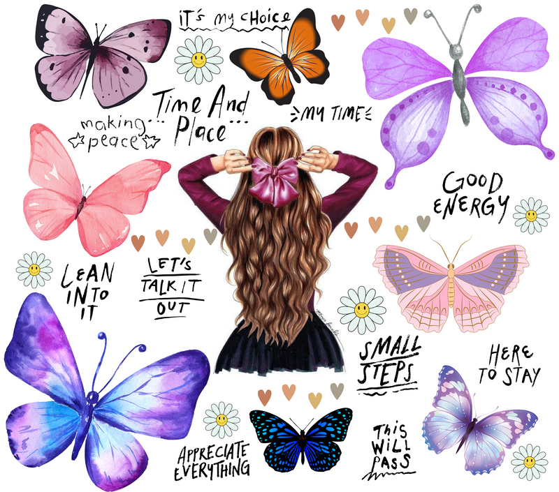 It's My Choice 20oz Skinny Tumbler Printed Paper