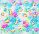 Pastel Paws 20oz Skinny Tumbler Printed Paper